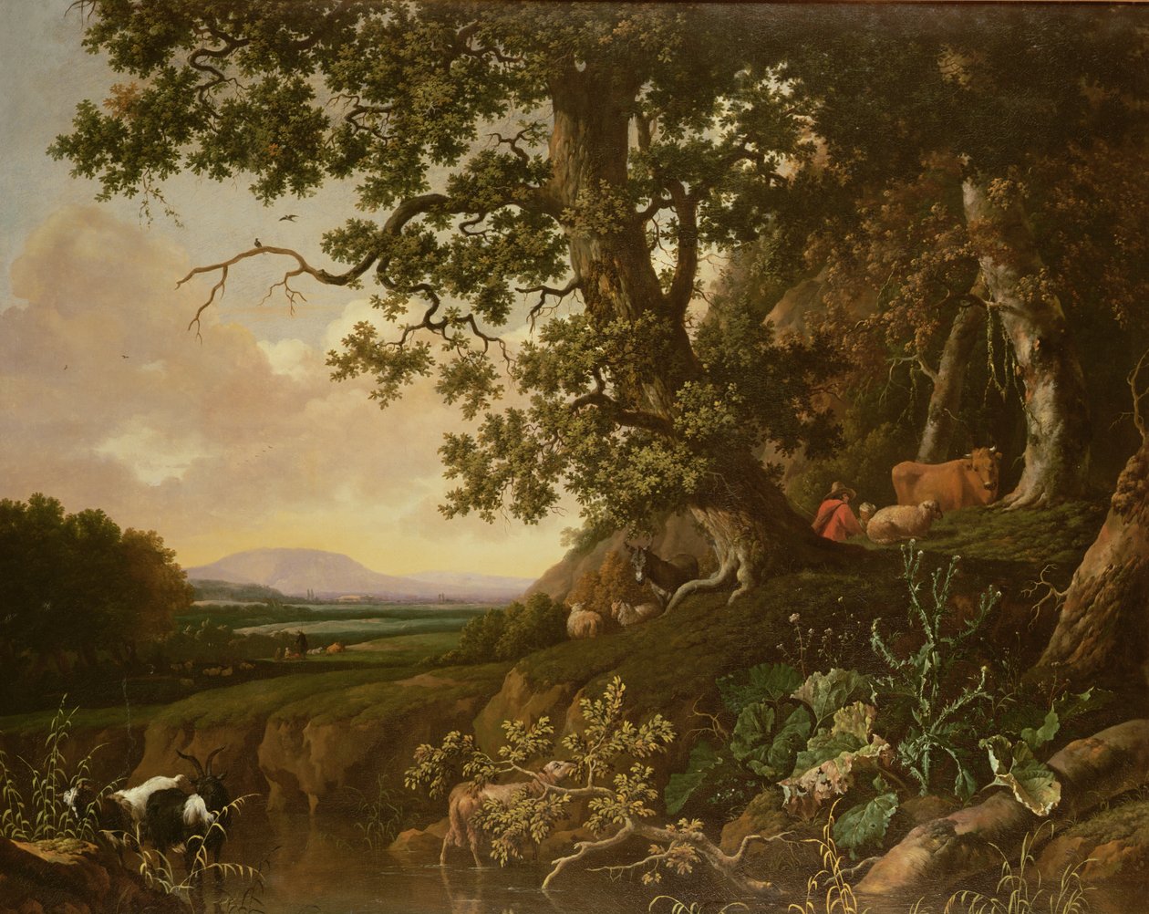 Paisaje pastoral de Abraham Jansz Begeyn