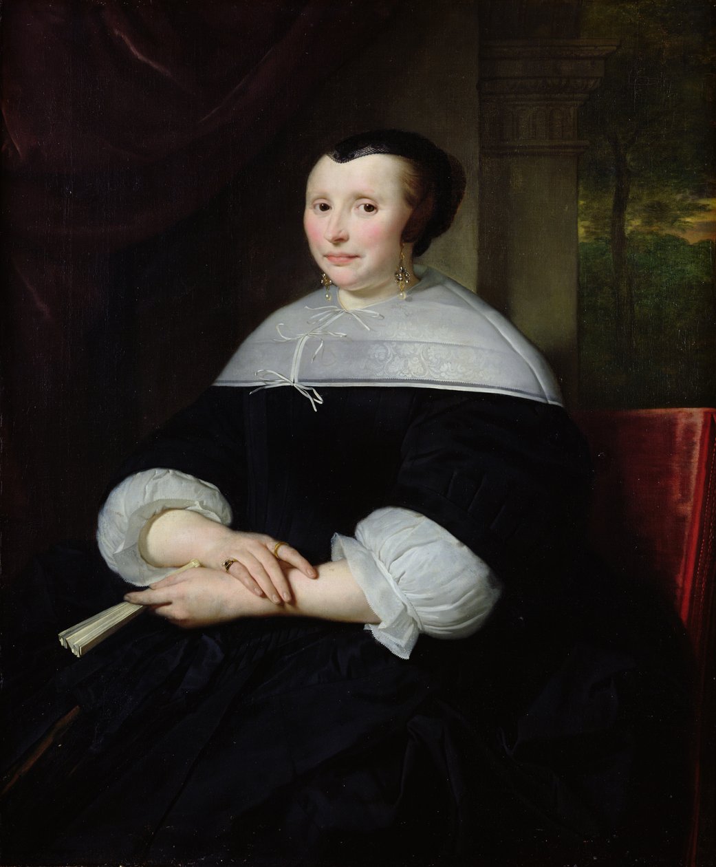 Retrato de una mujer de Abraham Lambertsz van den Tempel