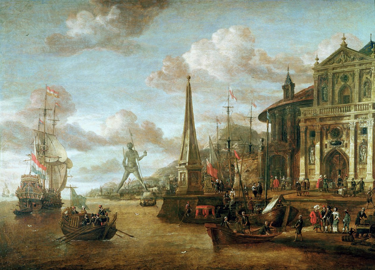 El puerto de Rodas de Abraham Storck