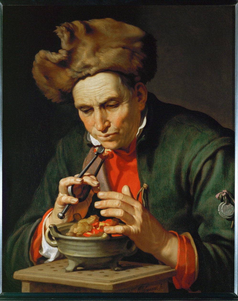 Alegoría del invierno ... de Abraham Bloemaert