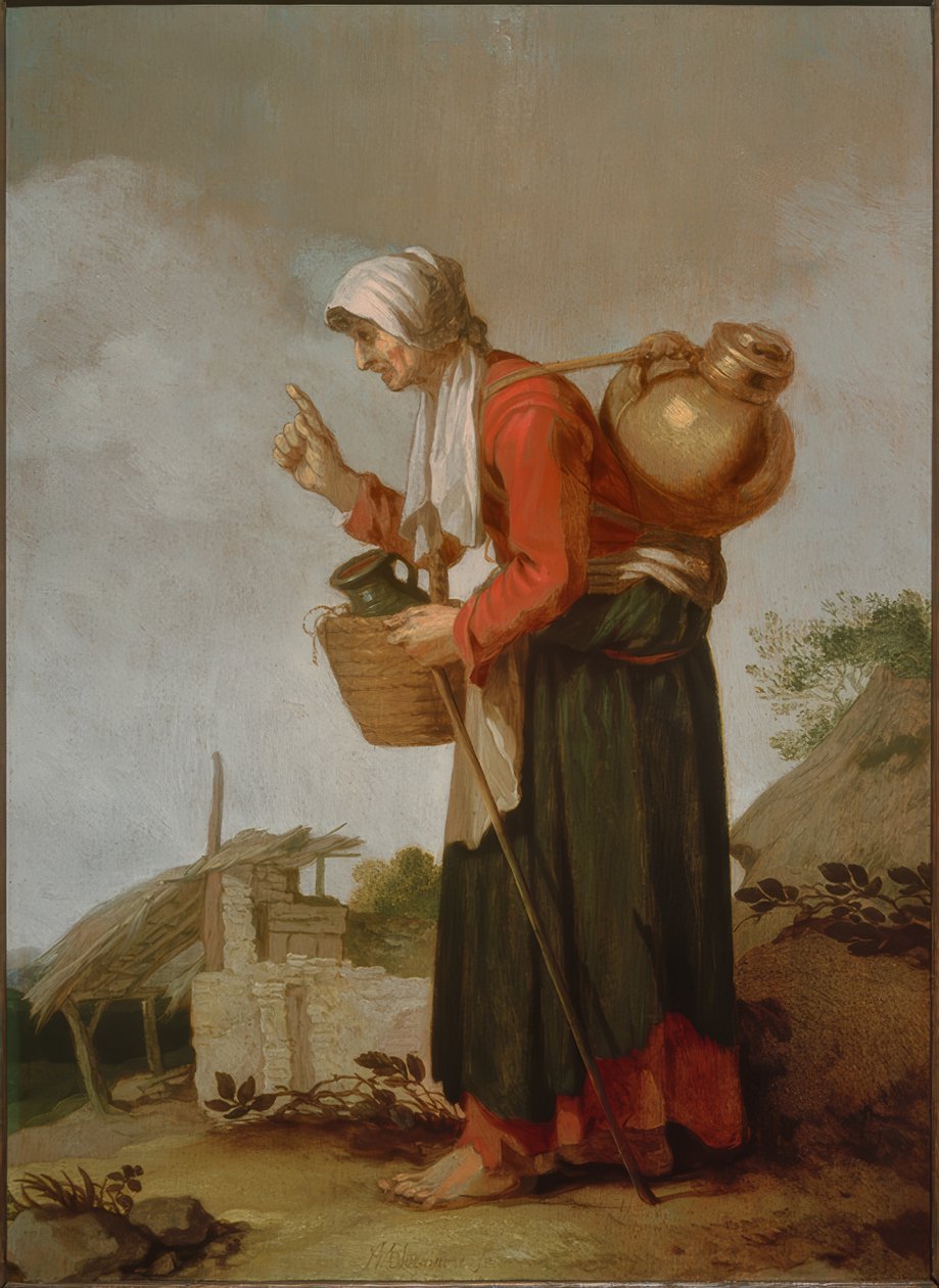 Campesina de Abraham Bloemaert