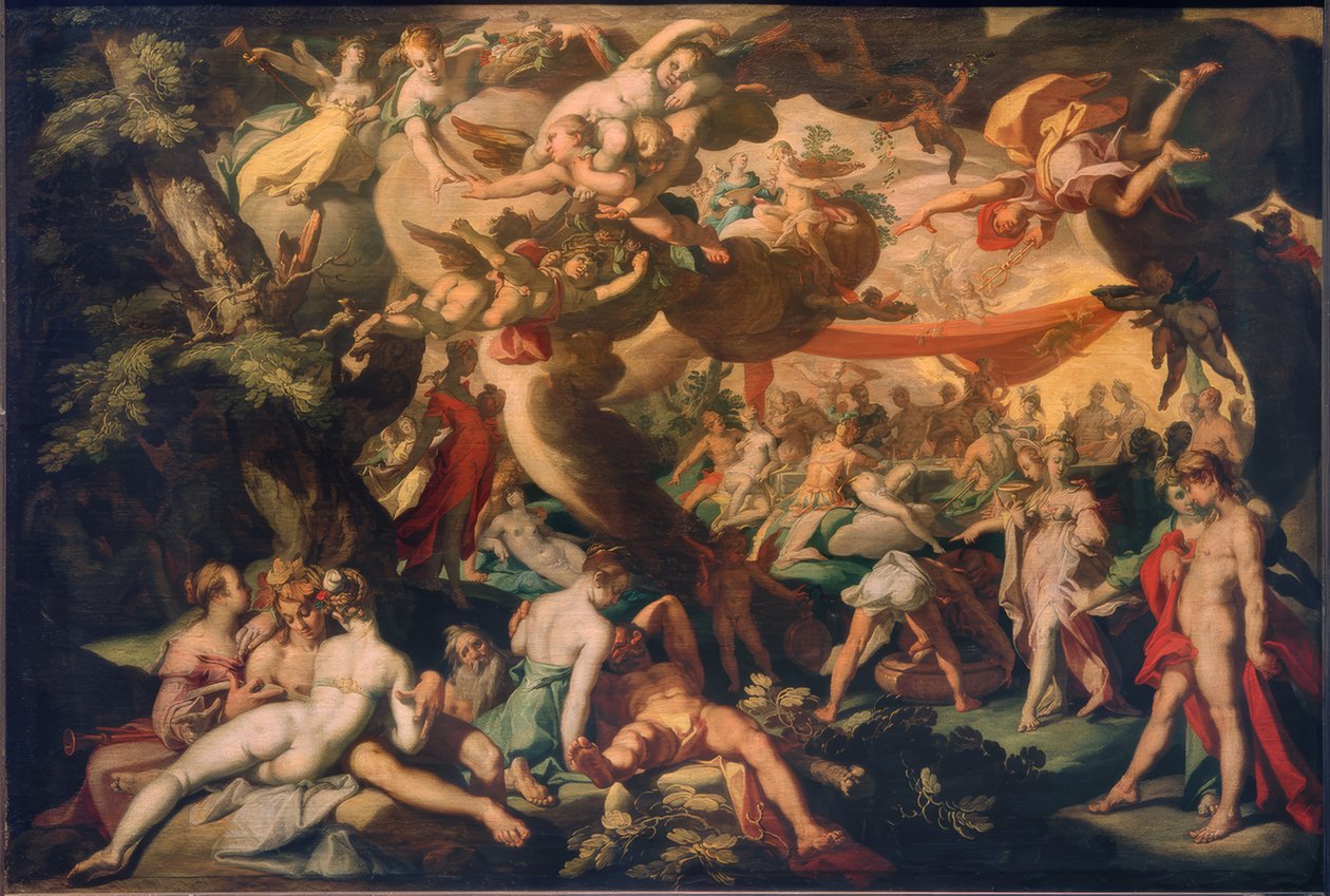 Boda de Peleo y Tetis de Abraham Bloemaert