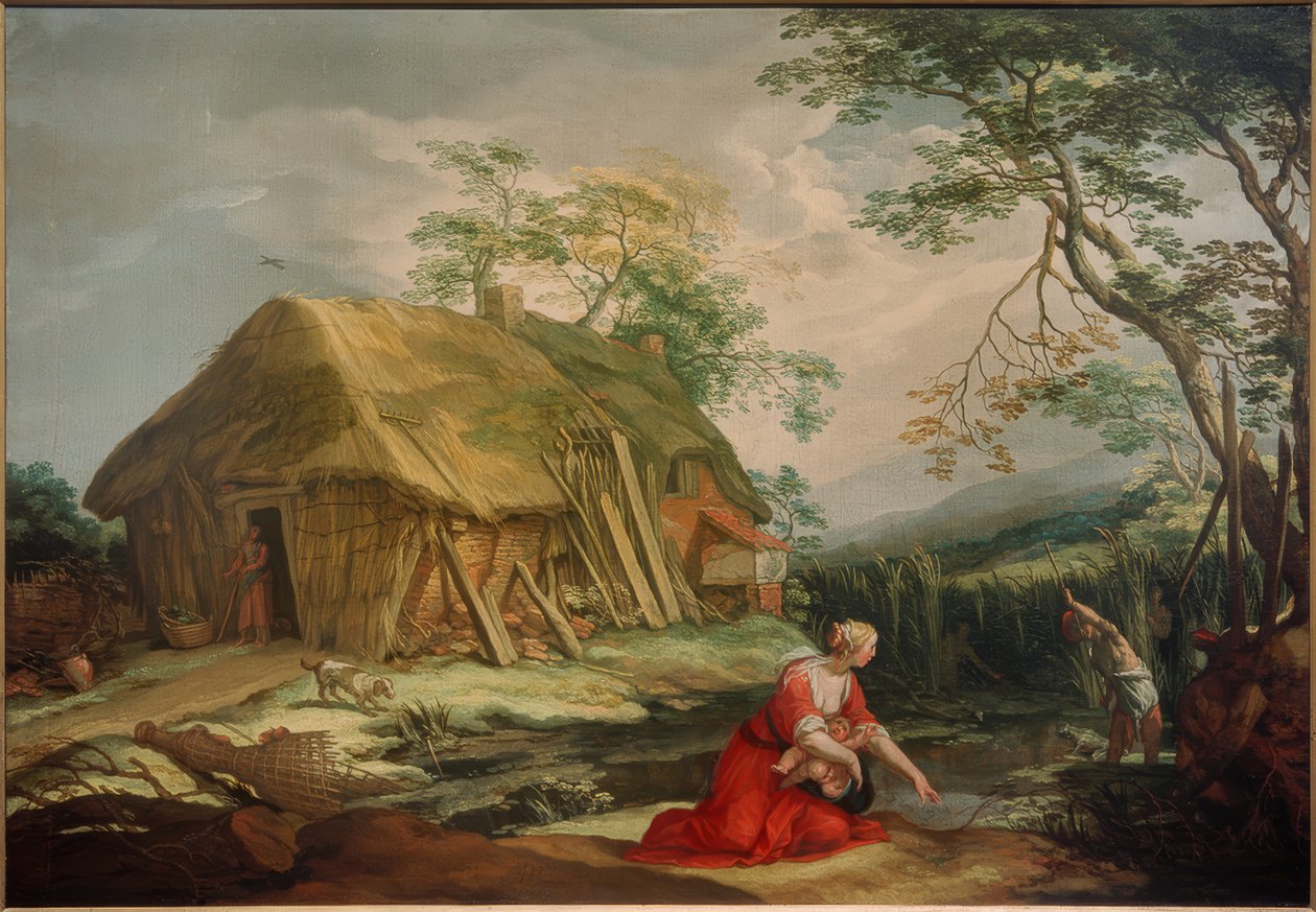 Latona y los campesinos licios de Abraham Bloemaert
