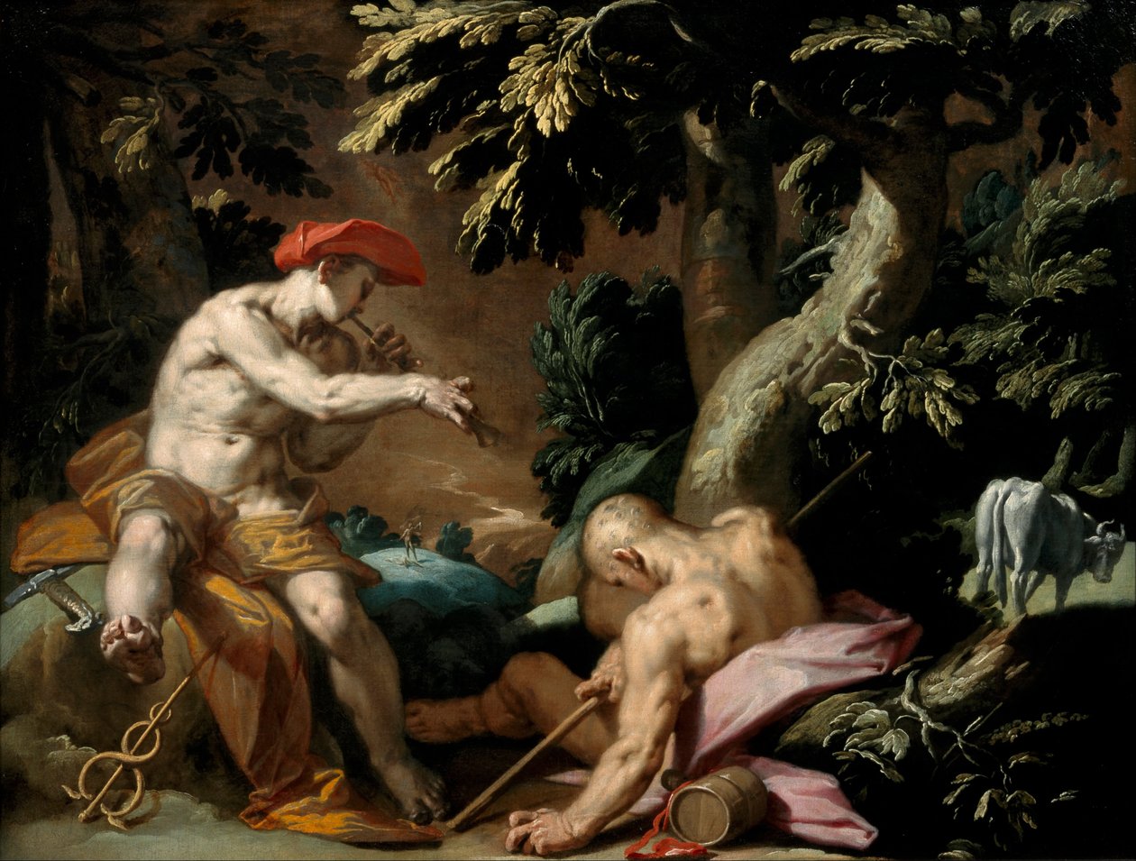 Mercurio, Argos e Io, ca 1592 de Abraham Bloemaert
