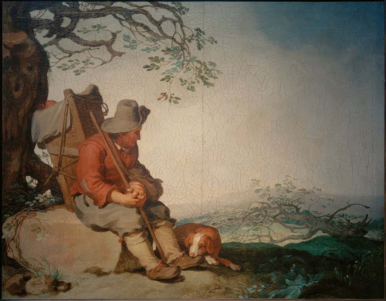 Comerciante descansando de Abraham Bloemaert