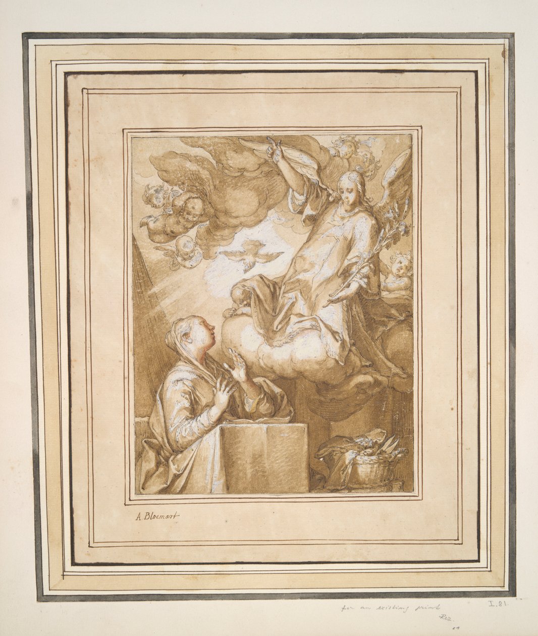 La Anunciación de Abraham Bloemaert