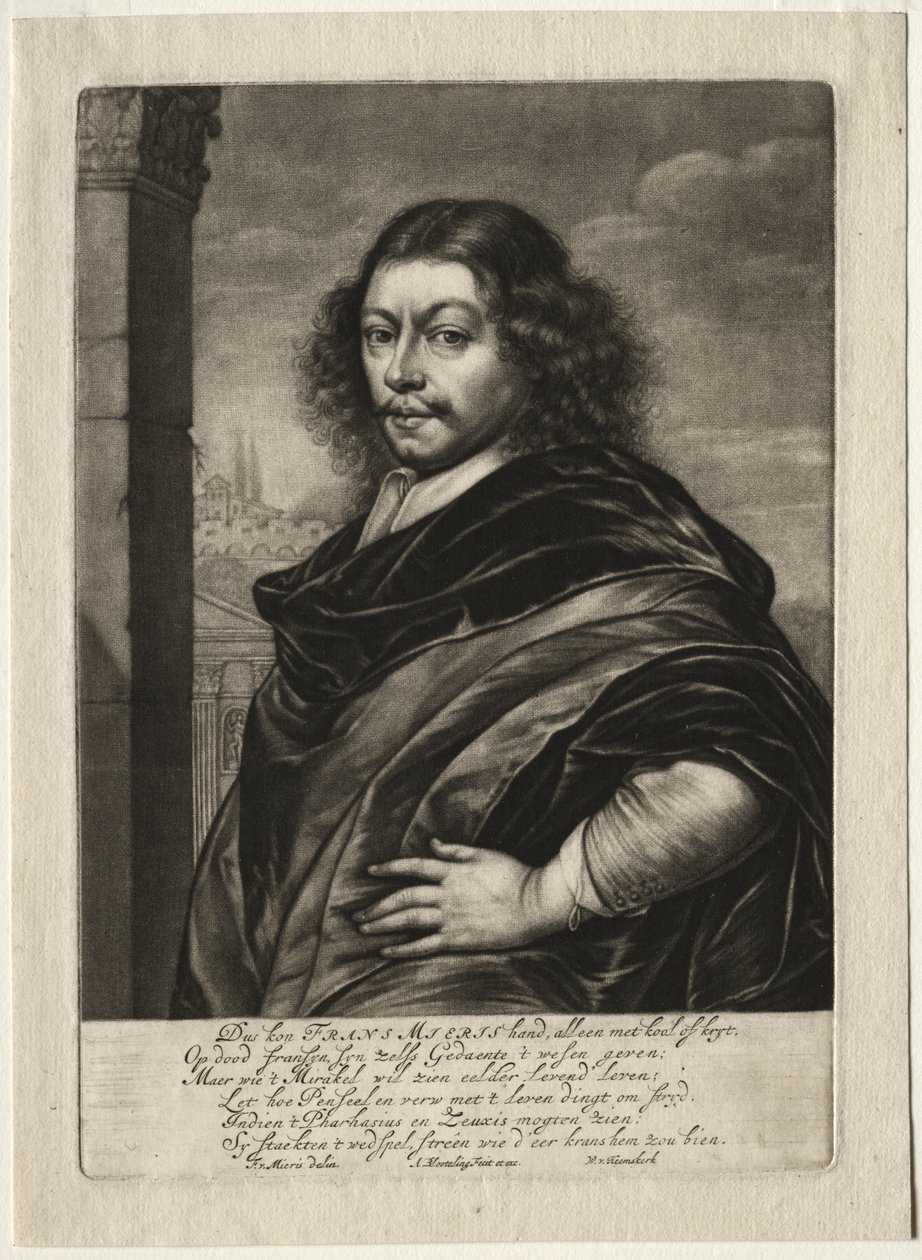 Frans van Mieris I de Abraham Blooteling