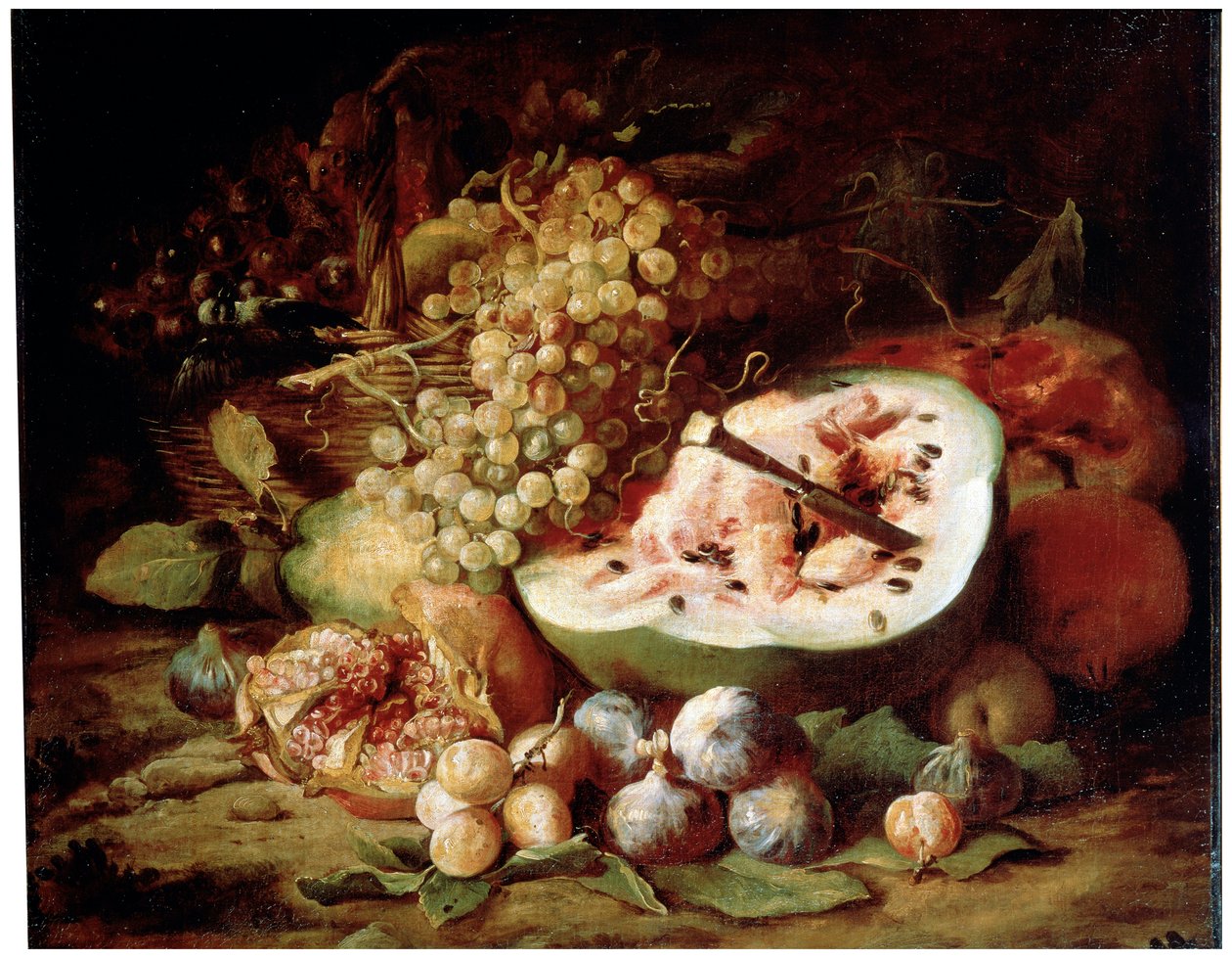 Frutas, 1670s de Abraham Brueghel