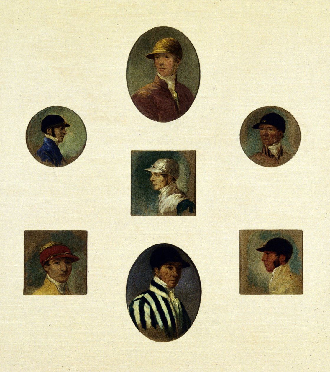 Estudios de jinetes, c.1830 de Abraham Cooper