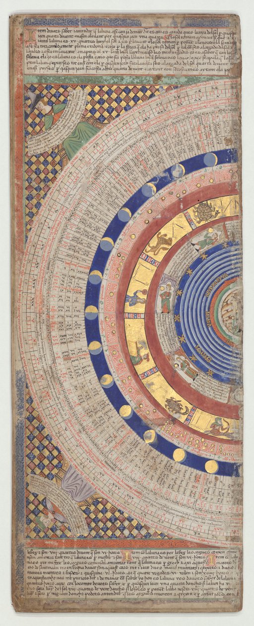 Atlas Catalán, Hoja 3, 1375 de Abraham Cresques