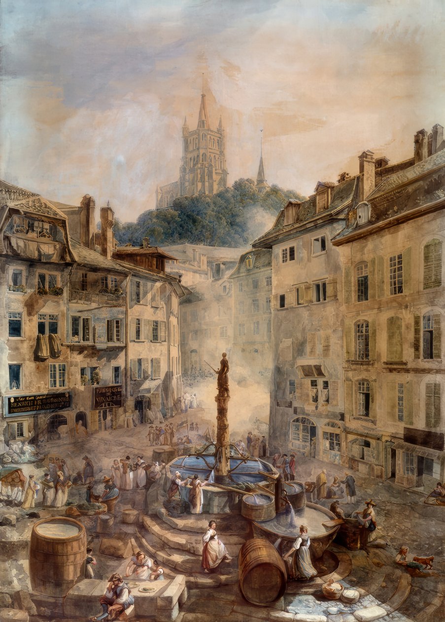 Plaza de la Palud de Abraham Louis Rodolphe Ducros