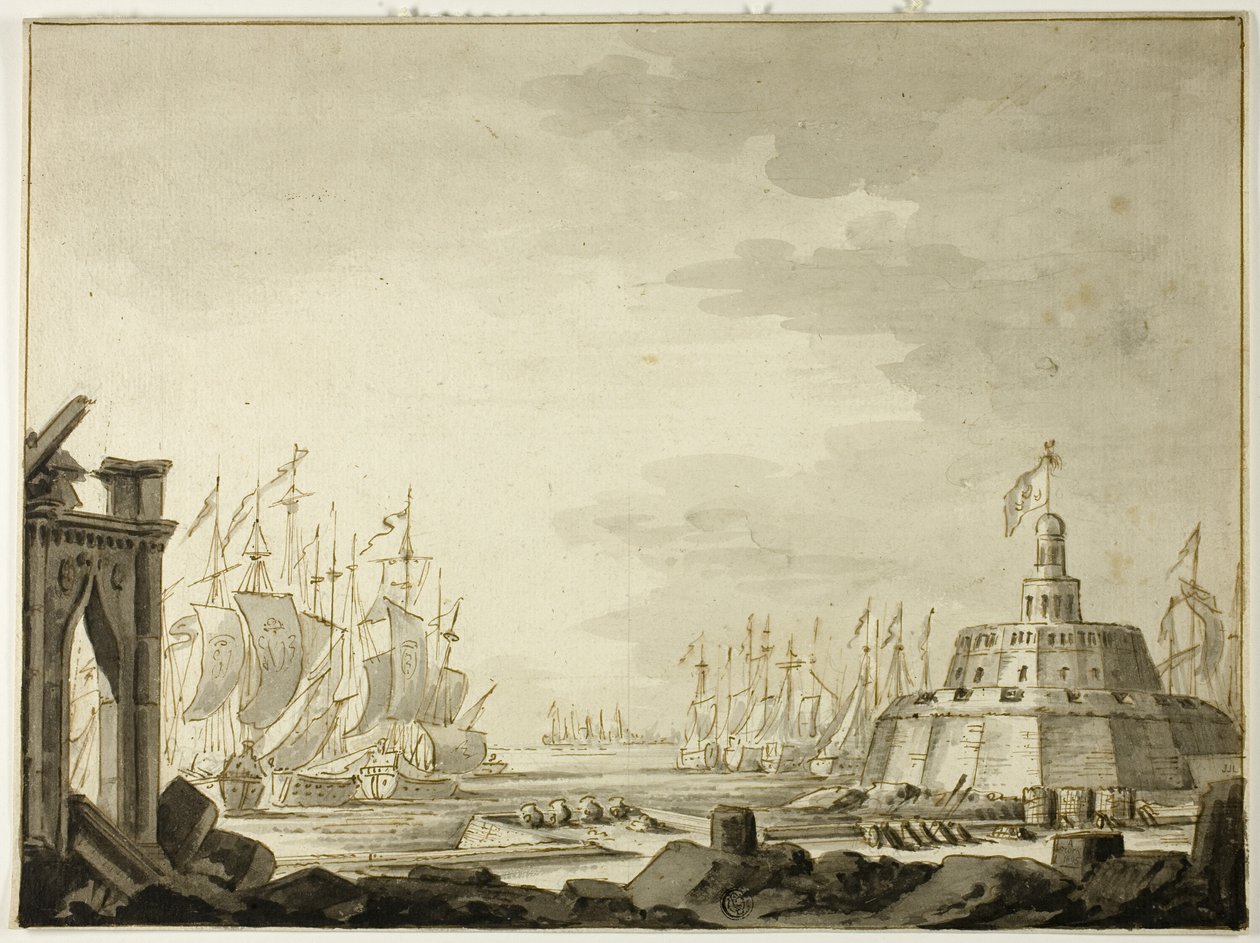 Malta, Puerto de La Valeta de Abraham Storck