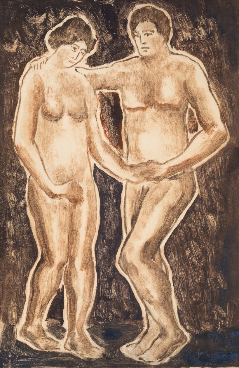 Boceto de figura, 1908 de Abraham Walkowitz