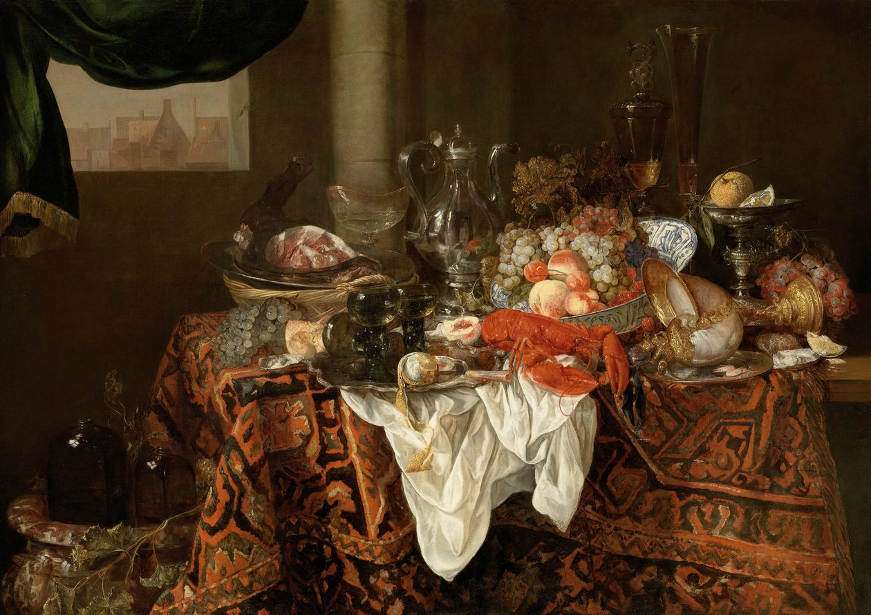 Bodegón Banquete de Abraham van Beijeren