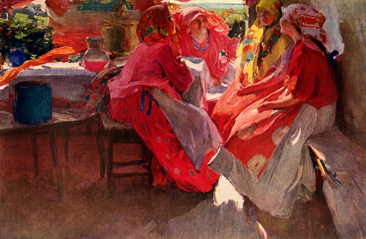 Haciendo una visita de Abram Arkhipov