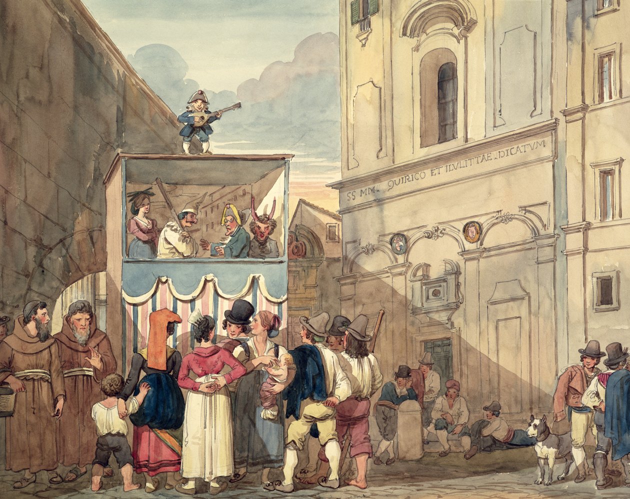 El teatro de marionetas de Achille Pinelli