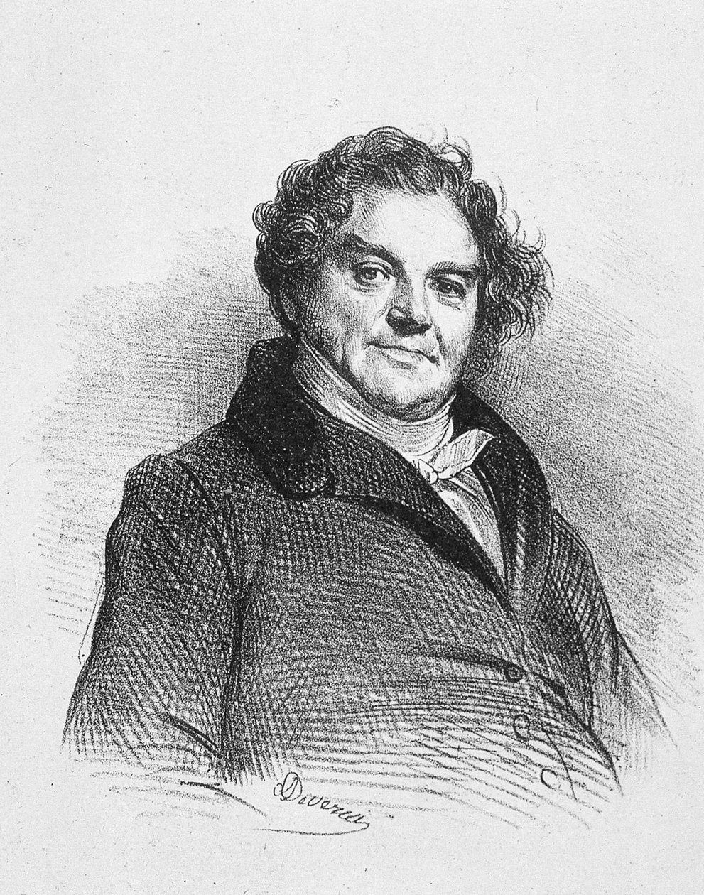 Retrato de Vidocq por Achille Devéria de Achille Devéria
