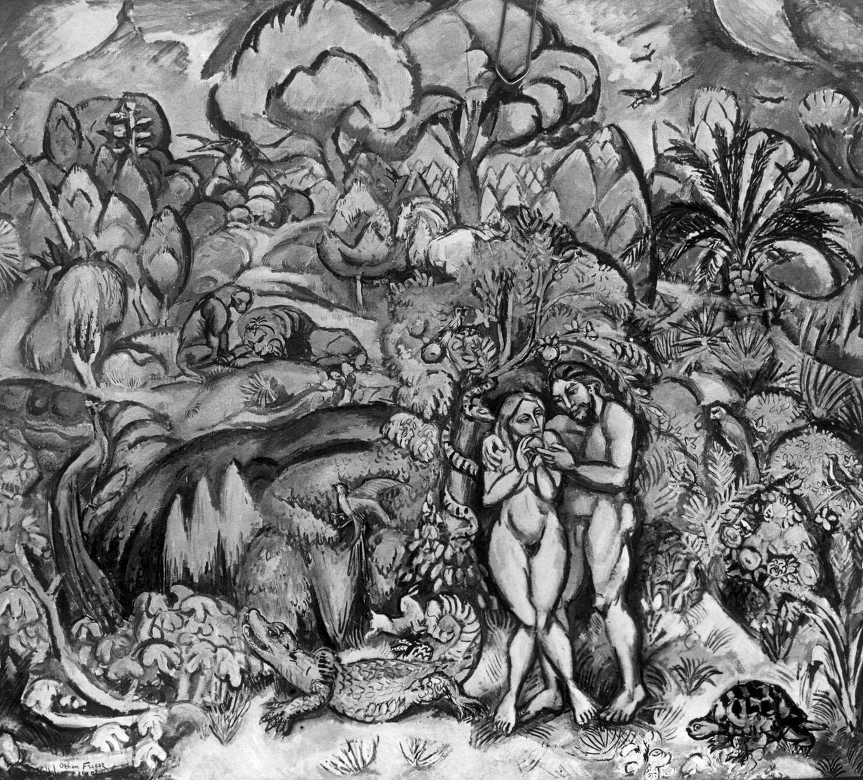 Jardín del Edén de Achille Emile Othon Friesz