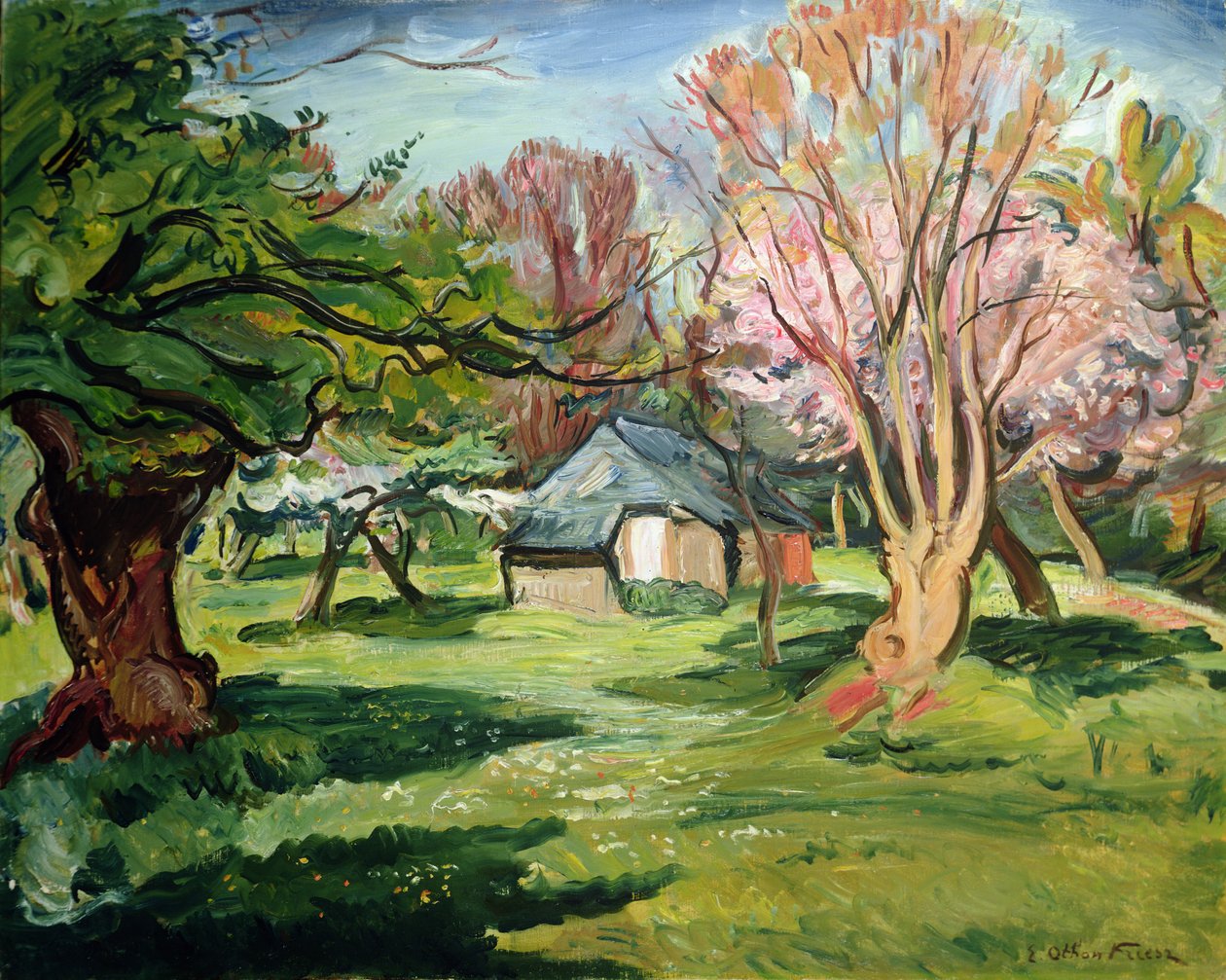 Casa en un prado de Achille Emile Othon Friesz