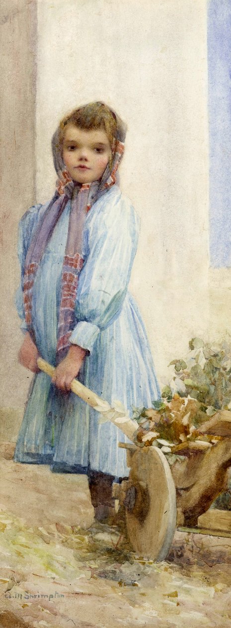 Una campesina italiana, c.1900 de Ada M. Shrimpton