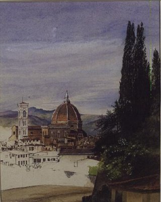 Florencia desde los jardines de Boboli (inacabado) de Ada Dundas