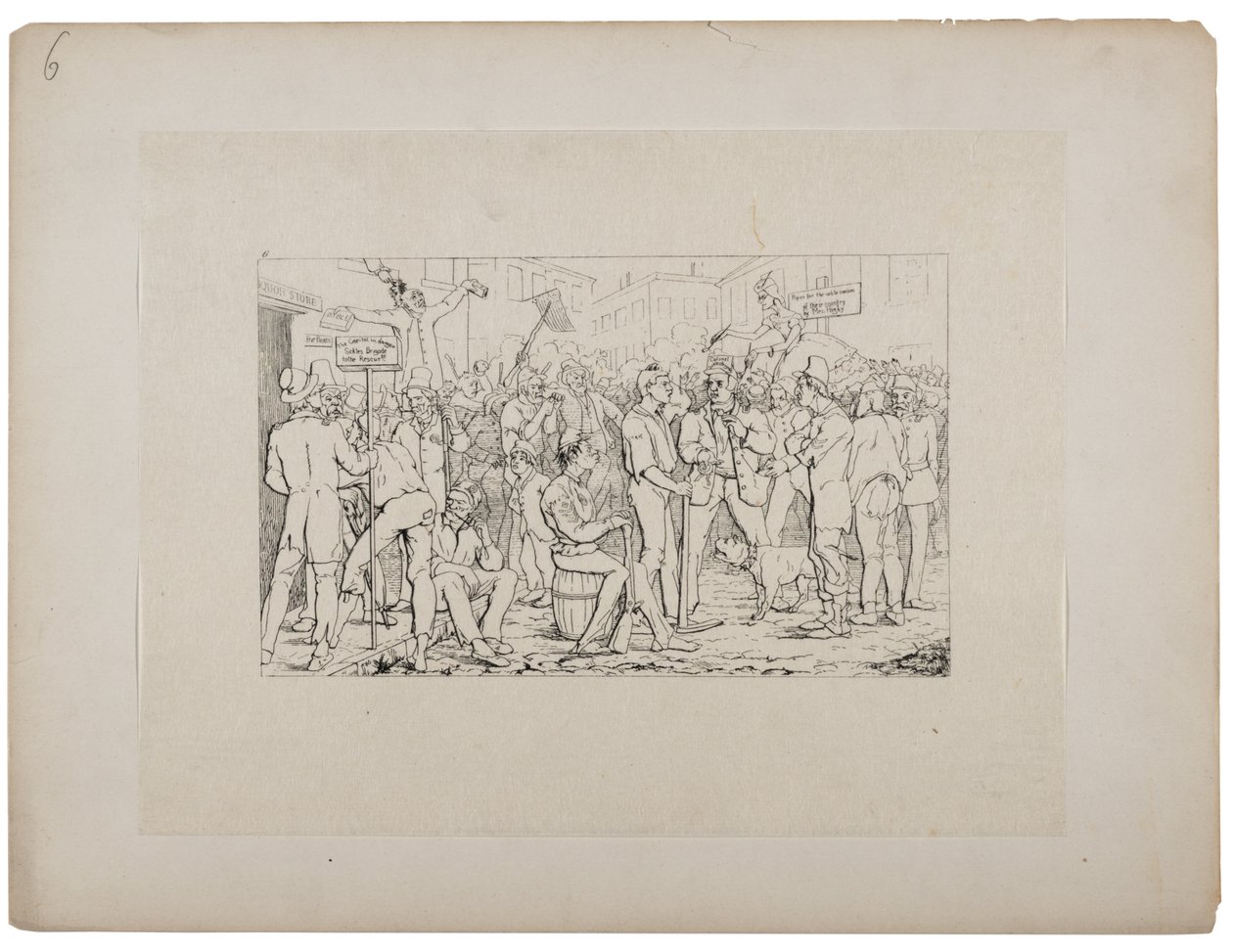 Alistamiento de la Brigada Sickles, c.1880-90 de Adalbert John Volck