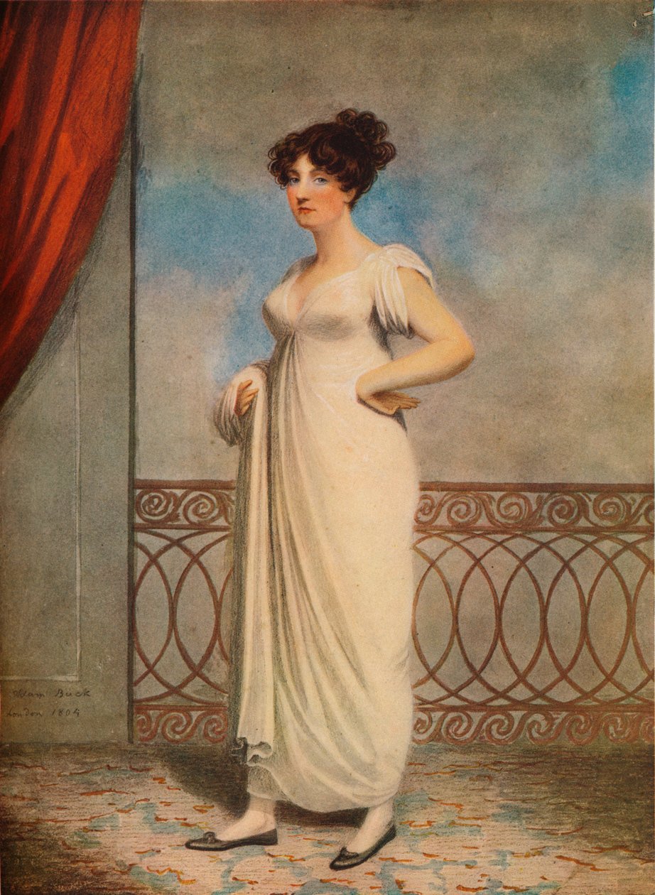 Retrato de una dama, 1804 de Adam Buck