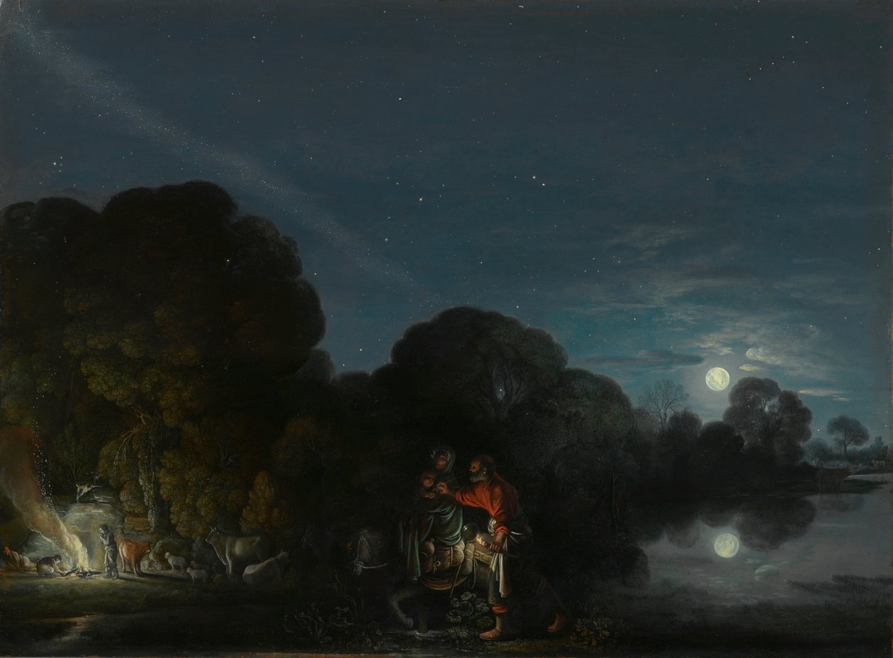 La huida a Egipto de Adam Elsheimer