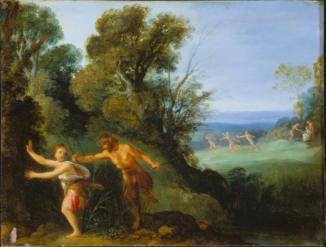 Sartén y Siringe de Adam Elsheimer