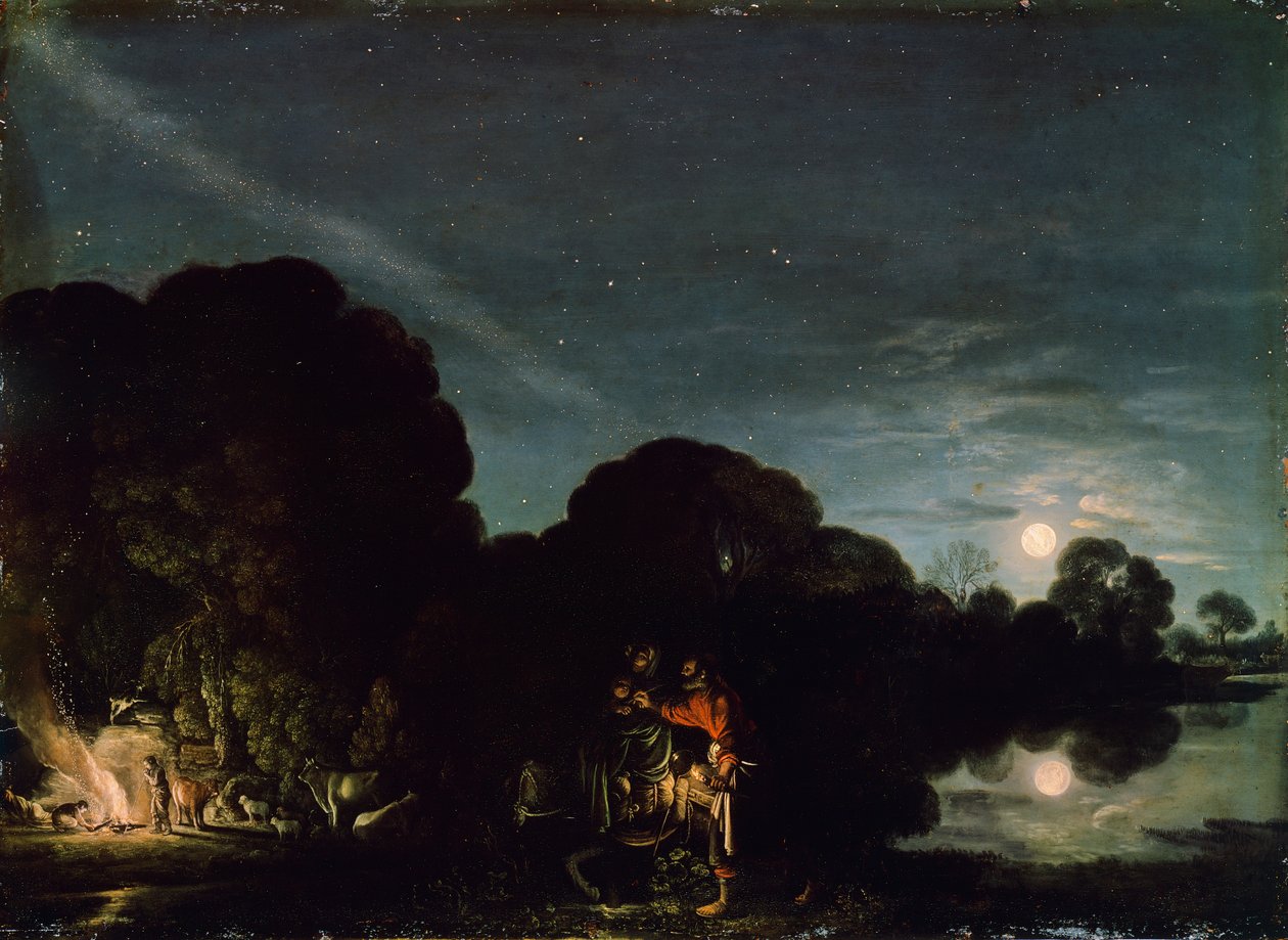 La huida a Egipto de Adam Elsheimer