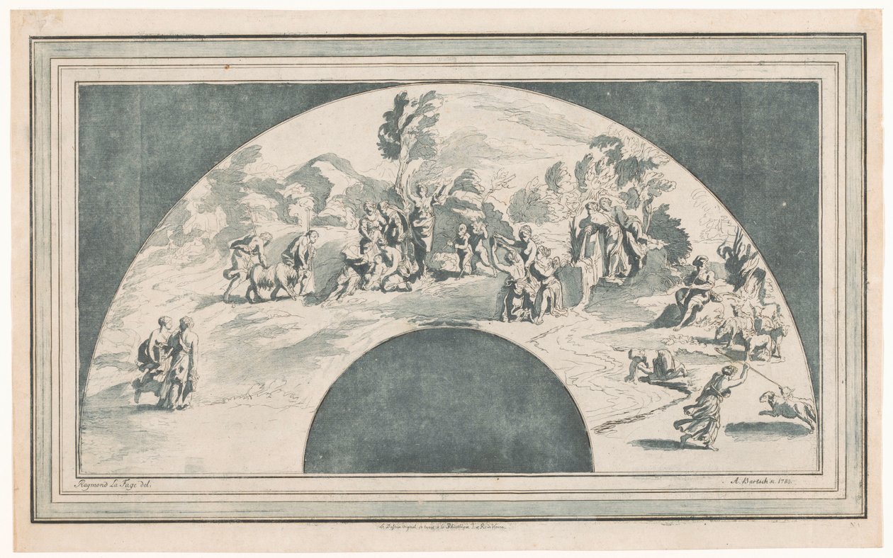 Nacimiento de Adonis de Adam von Bartsch