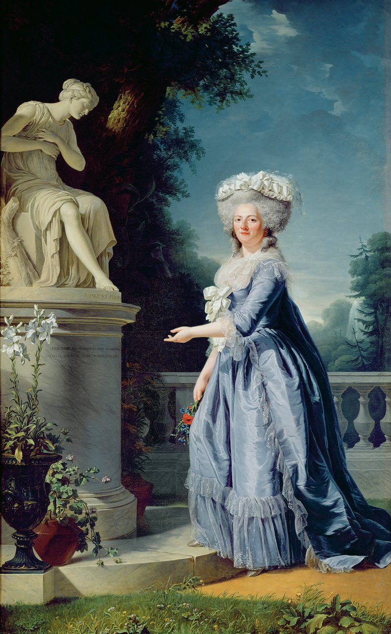 Retrato de Marie-Louise (1733-99) Victoire de Francia de Adelaide Labille Guiard