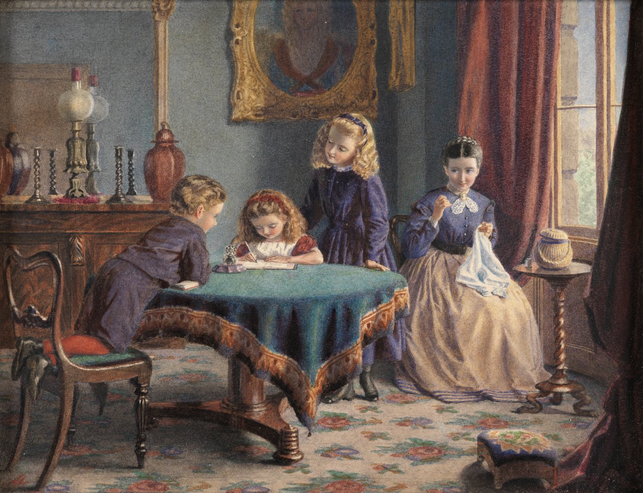 Su primera carta (acuarela) de Adelaide Agnes Maguire