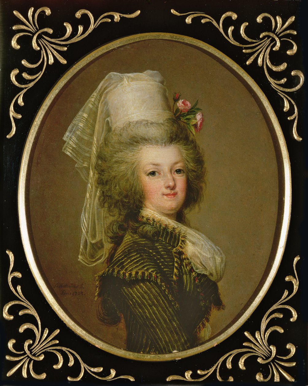 Archiduquesa María Antonieta Habsburgo-Lorena (1755-93), decimoquinta hija de la Emperatriz María Teresa de Austria (1717-80) y Francisco I (1708-65), esposa de Luis XVI (1754-93) de Adolf Ulrich Wertmuller