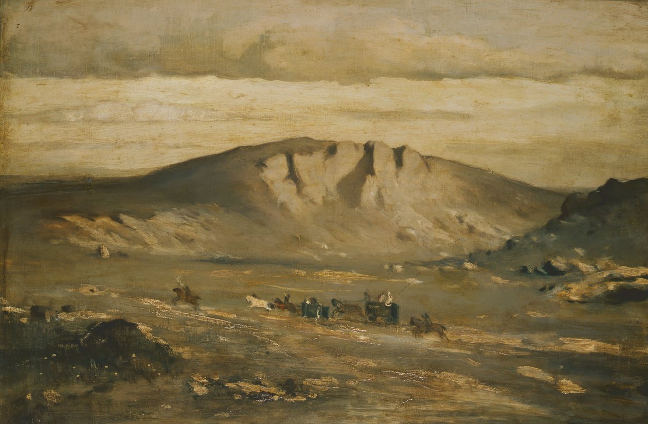 Paisaje solitario (Boda de campesinos) de Adolf Kosárek