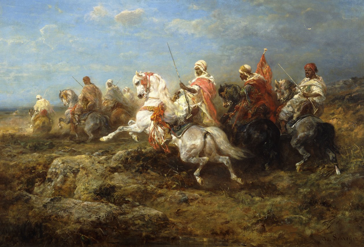 Patrulla árabe de Adolf Schreyer