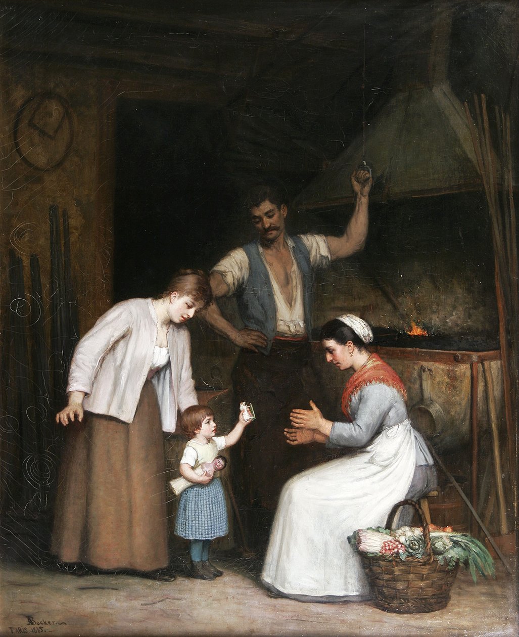 En la herrería de Adolf von Becker