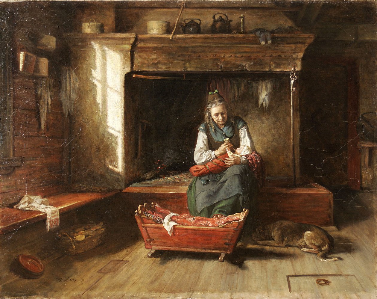 Pequeño alimentado de Adolf von Becker