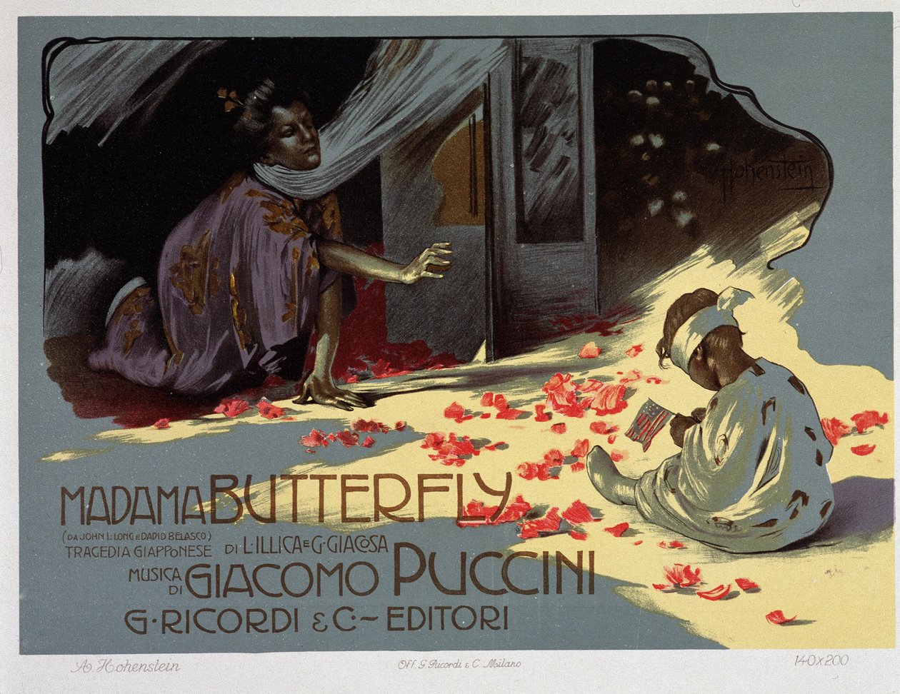 "Madame Butterfly" de Puccini de Adolfo Hohenstein