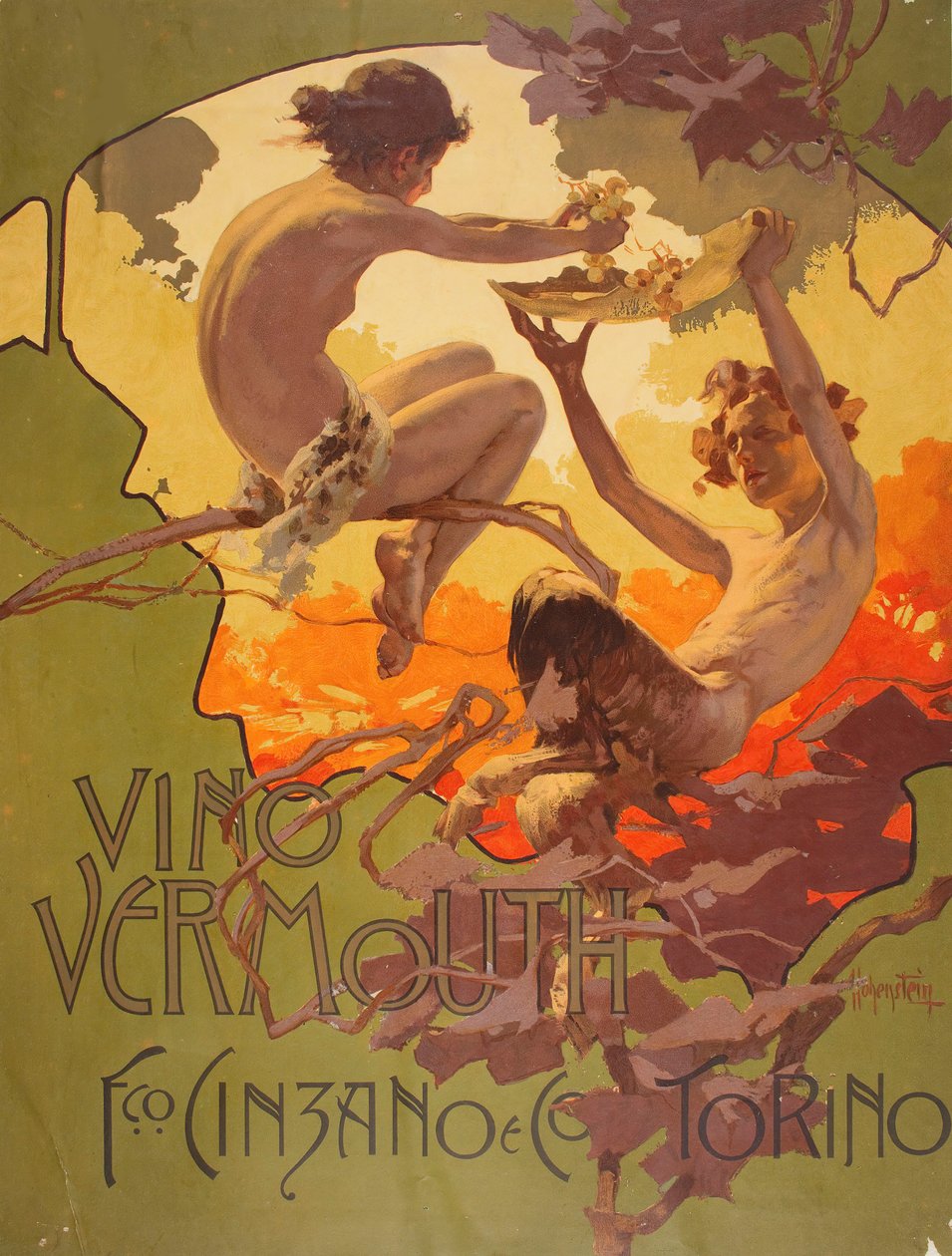 Vermouth Cinzano, 1901 de Adolfo Hohenstein