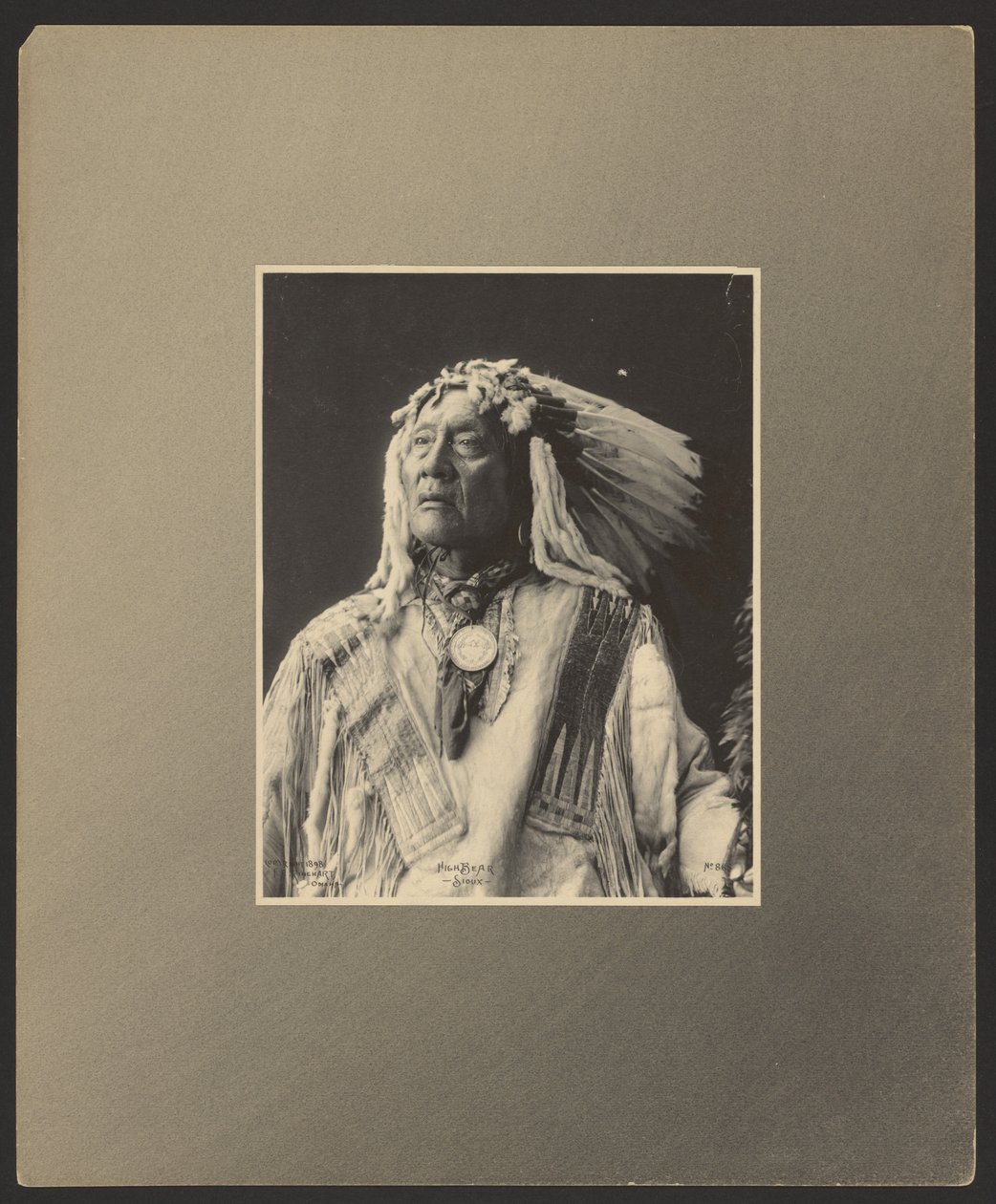Oso Alto, Sioux de Adolph F. Muhr