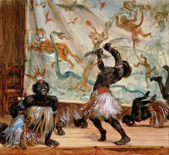 Los zulúes de Adolph Menzel