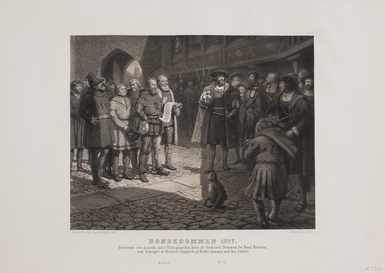 El juicio campesino 1517 de Johan Adolph Kittendorff