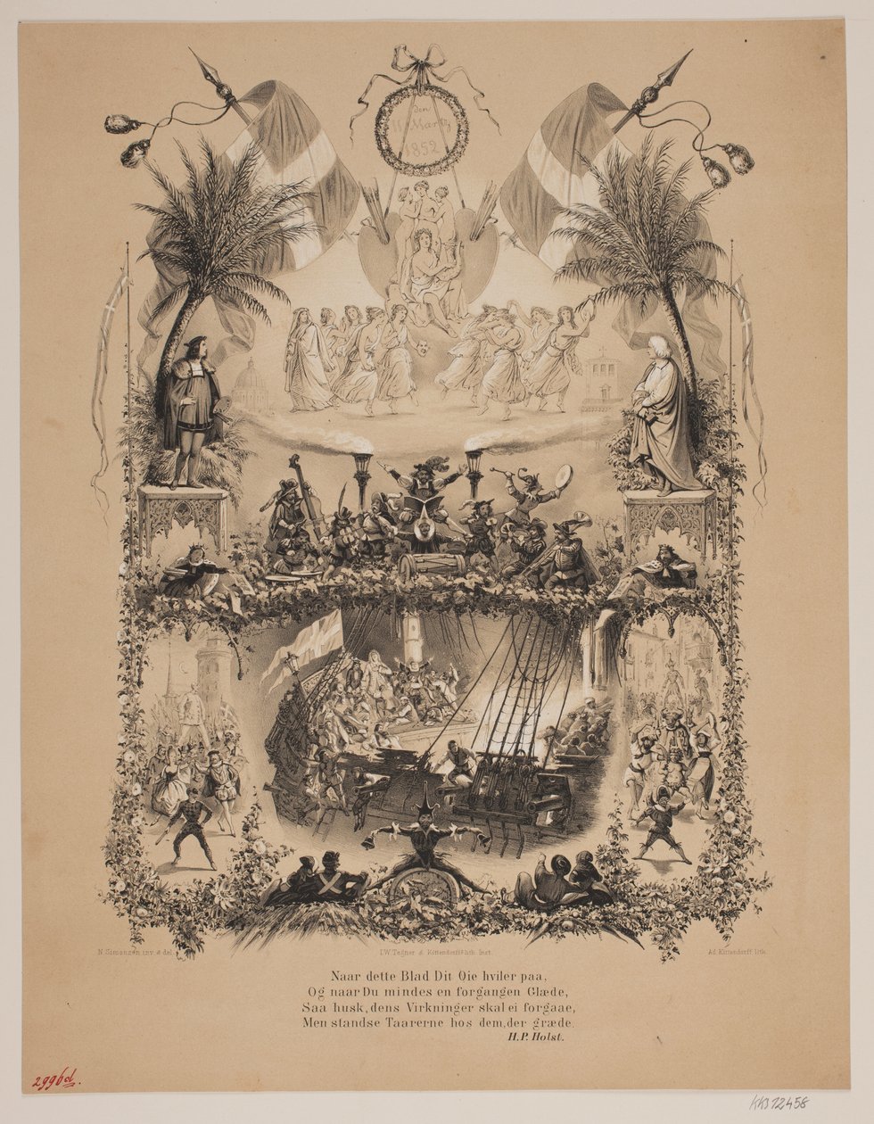 11 de marzo de 1852 de Johan Adolph Kittendorff
