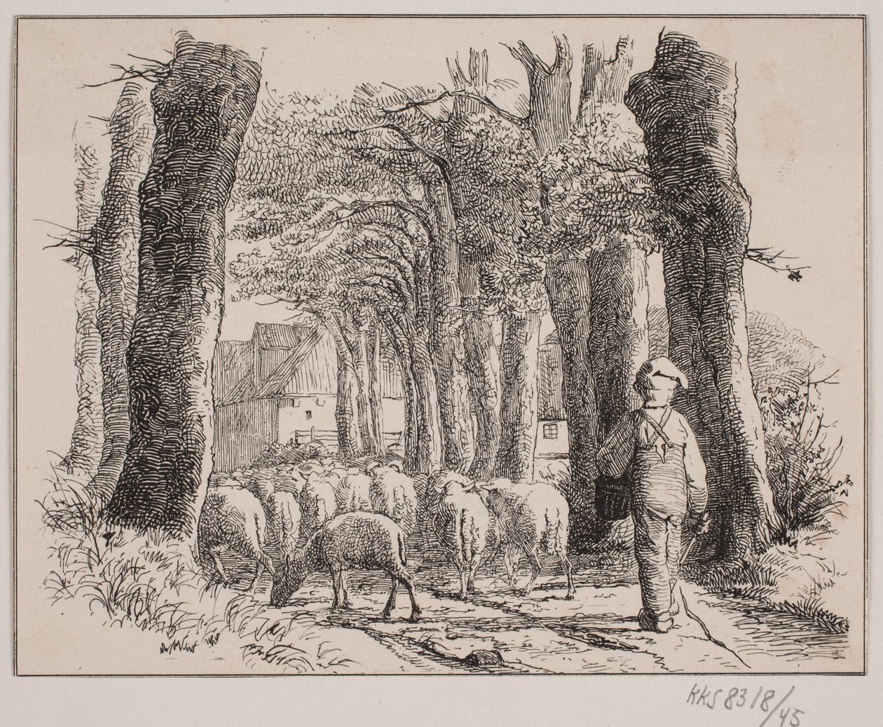 El niño pastor de Johan Adolph Kittendorff