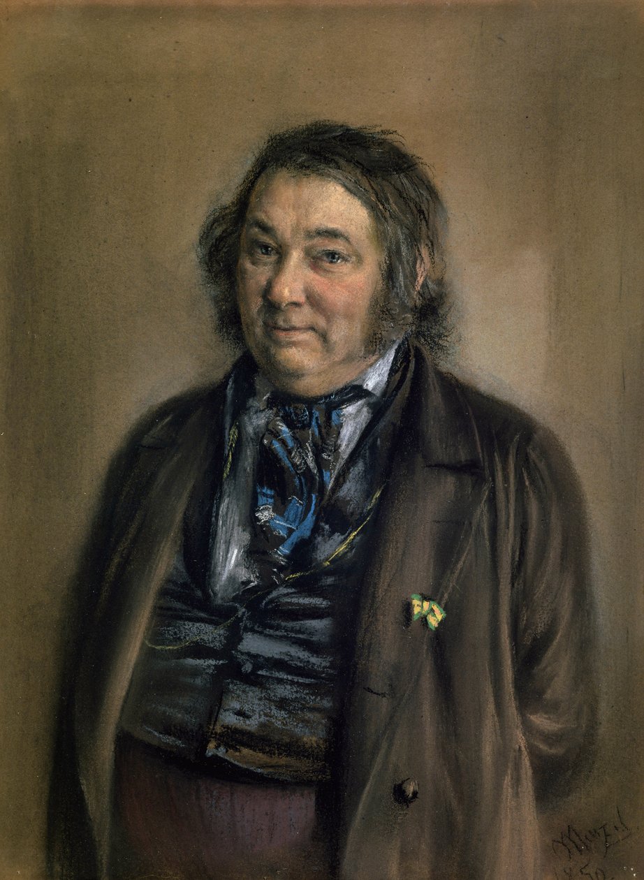 Heinrich Smidt (1798-1867) 1850 de Adolph Menzel