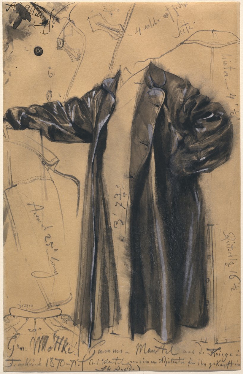 El impermeable del General Moltke de Adolph Menzel