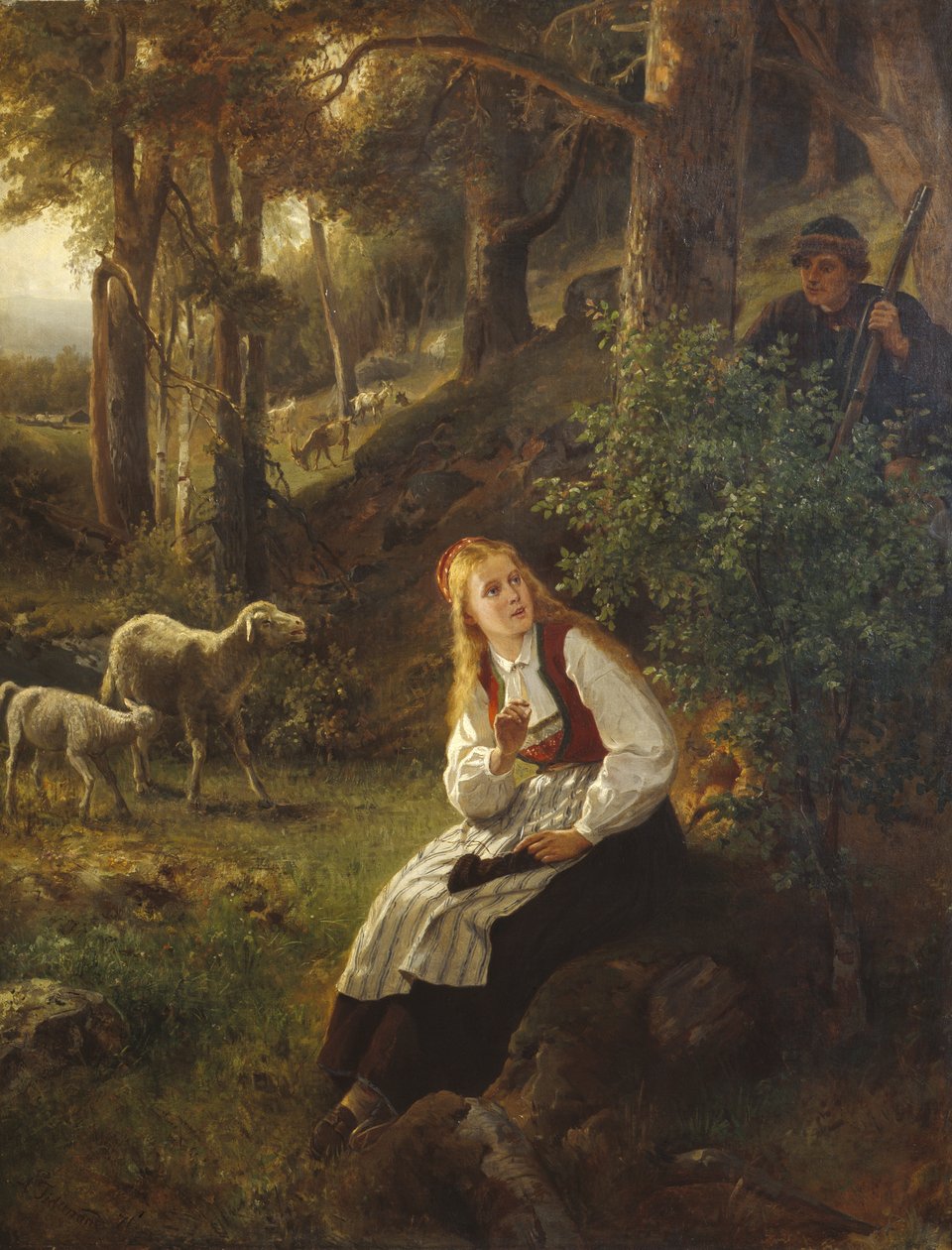 El primer encuentro de Adolph Tidemand
