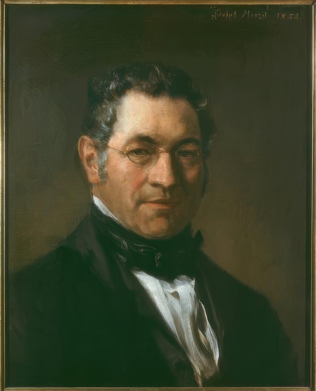 Retrato de un caballero de Adolph Menzel