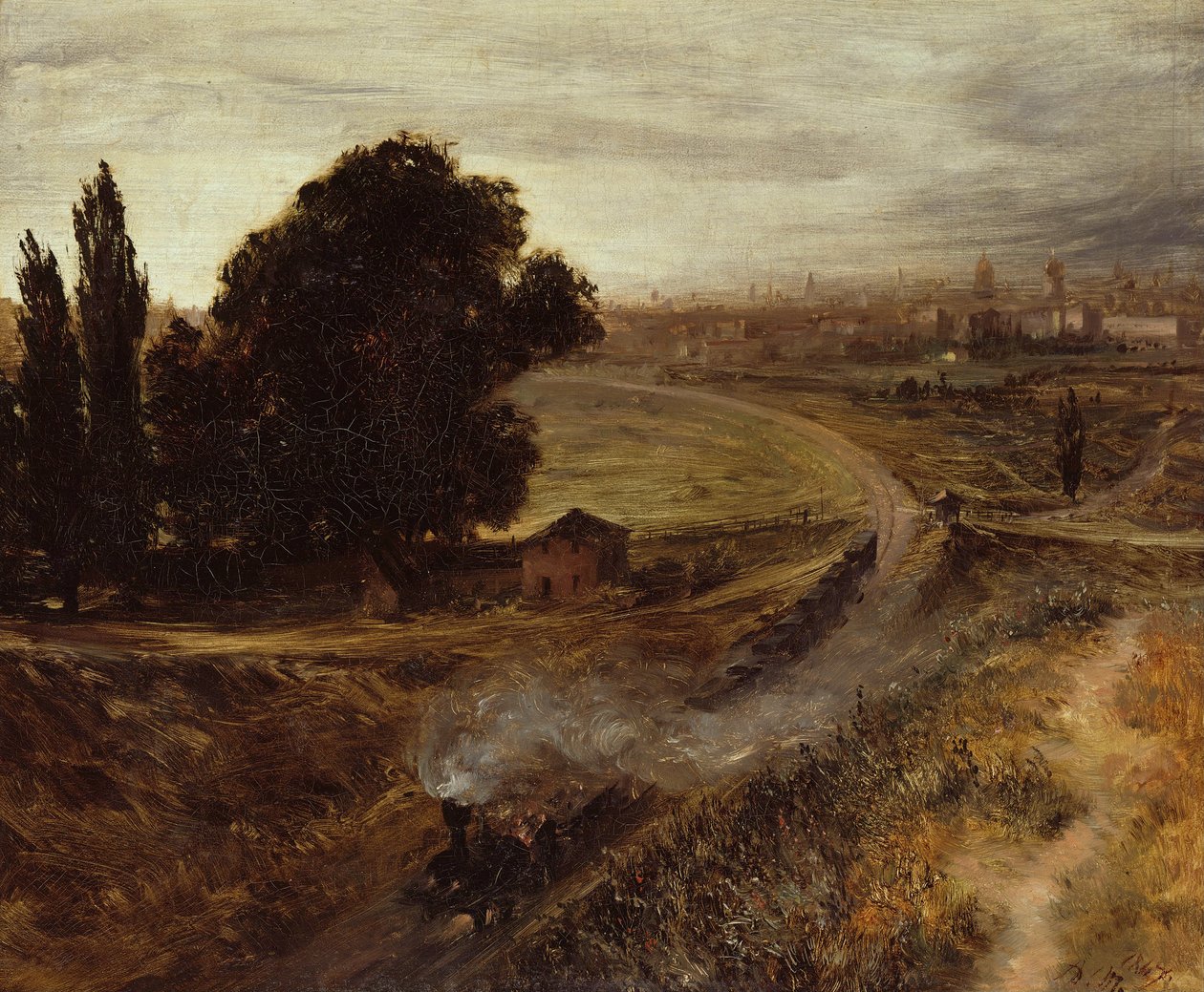 El ferrocarril Berlín-Potsdam de Adolph Menzel